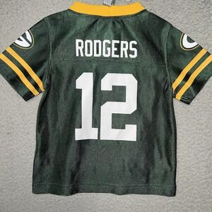 Aaron Rodgers Green Bay Packers Jersey Youth 12-18M Green #12 NFL Team Apparel